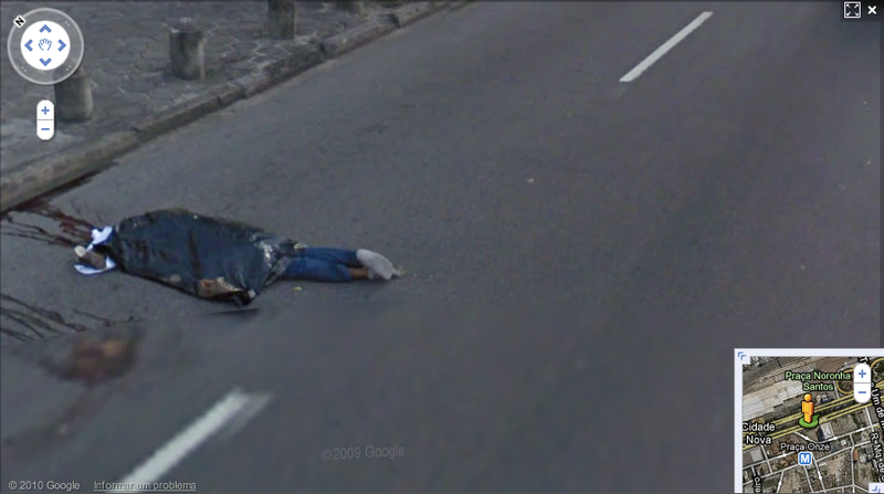 Illustration for article titled Murder Captured By Google Street View Car